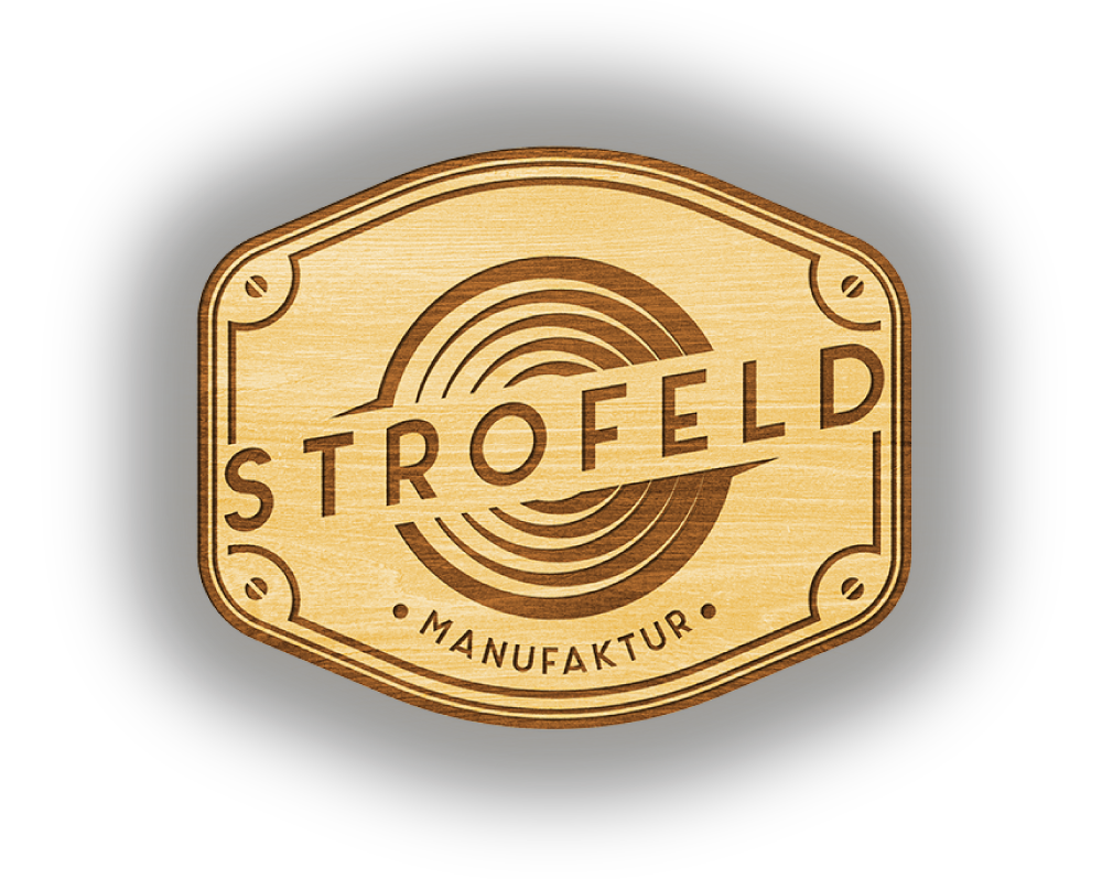 Logo: STROFELD Manufaktur - Einzigartige Lautsprecher